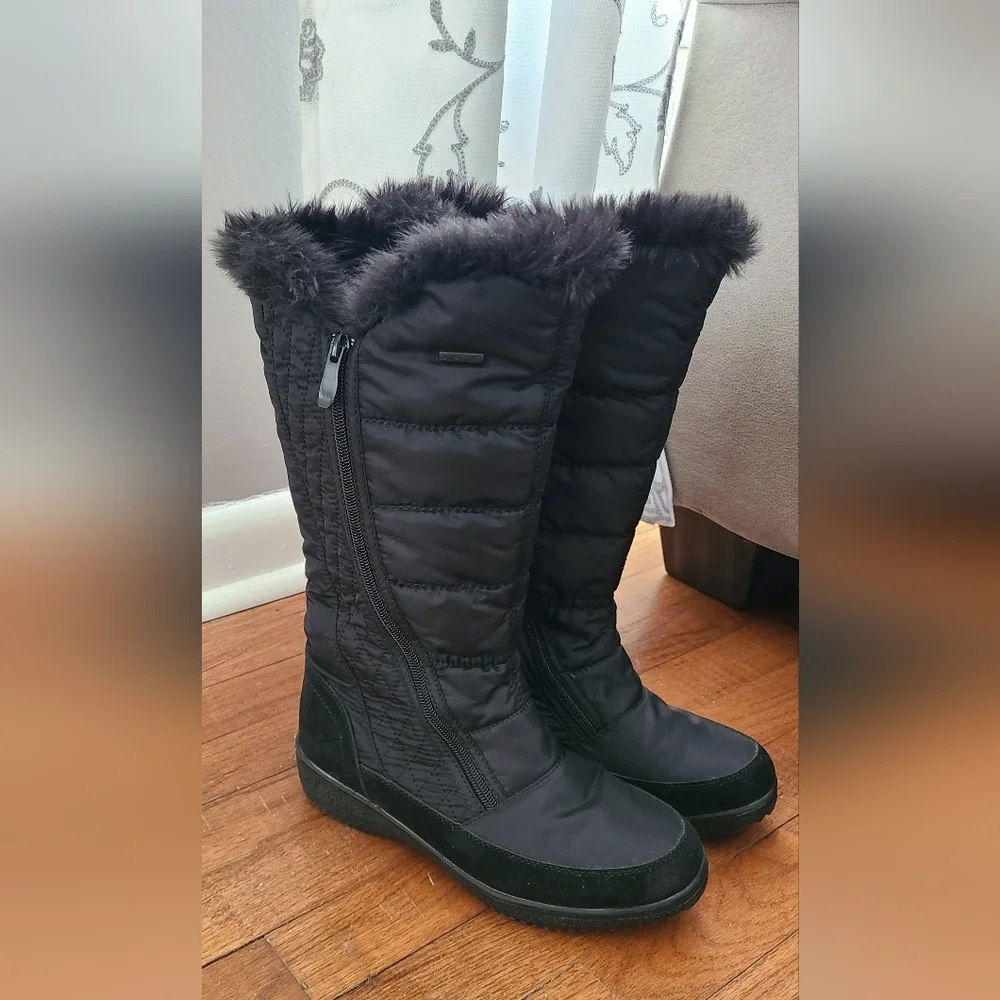 Spring Step Flexus Mireya Tall Waterproof Nylon Snow Boots size 7 EUC‎ - Picture 2 of 8